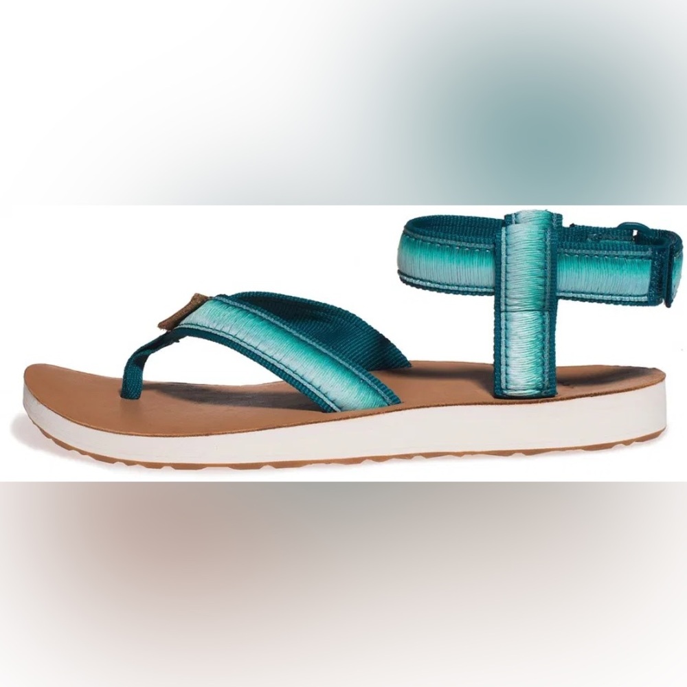 Teva Women’s Original Ombre Blue/White Thong Sandals